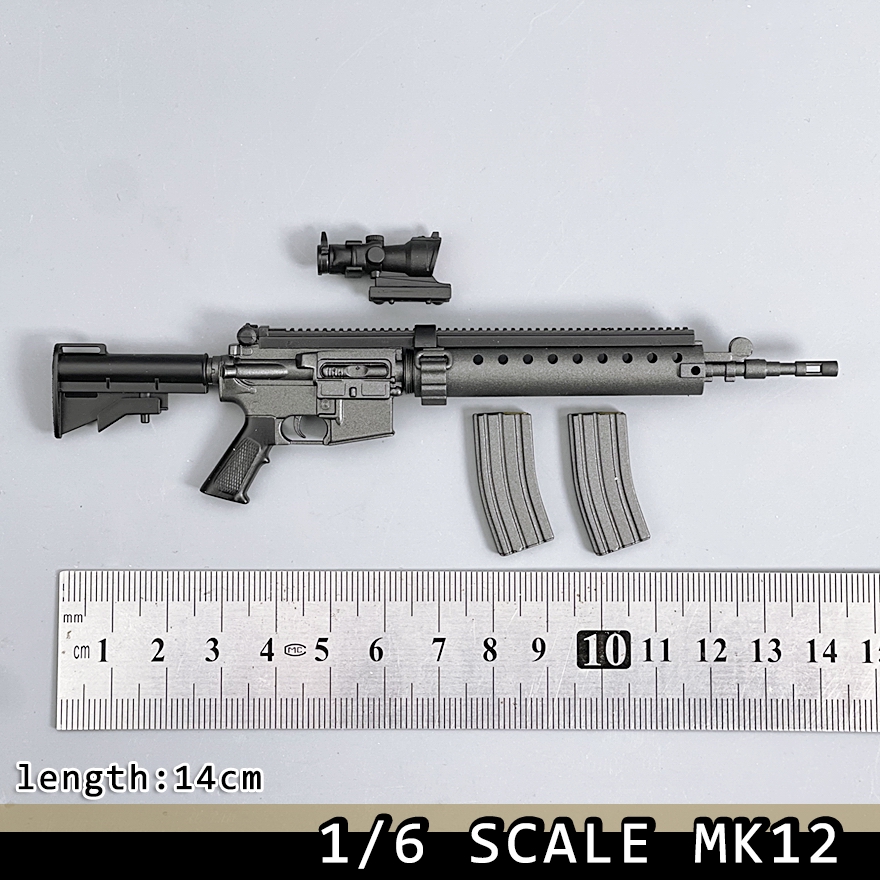 Model Kit Figure - Kit Model Senapan Sniper MK12 Skala