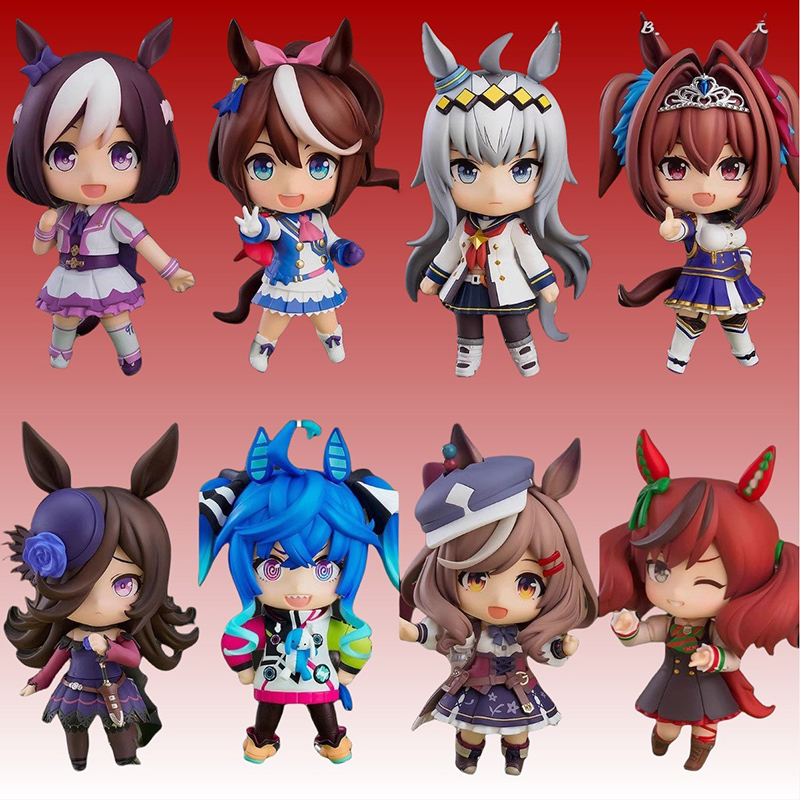 Model Kit Uma Musume - Figur Anime Chibi Uma Musume Pretty