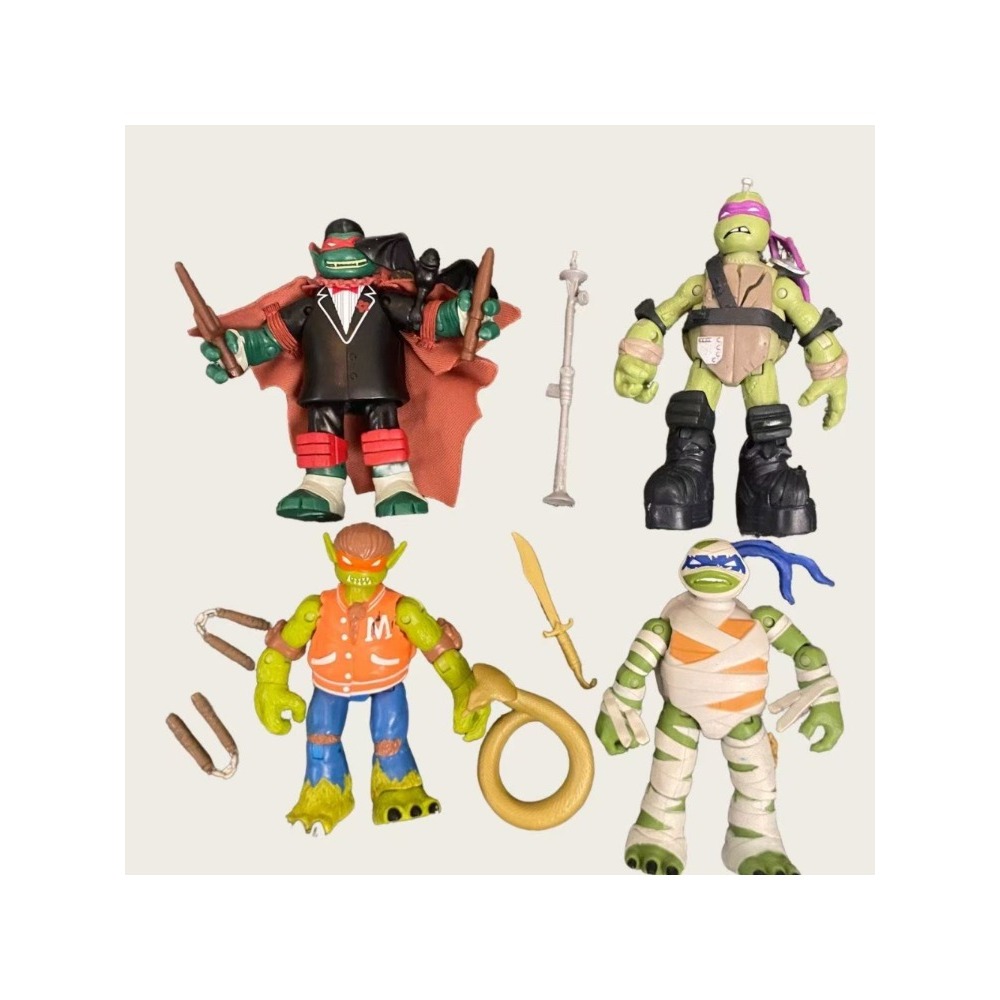 Model Kit Megazord - Figur Aksi Monster Teenage Mutant Ninja