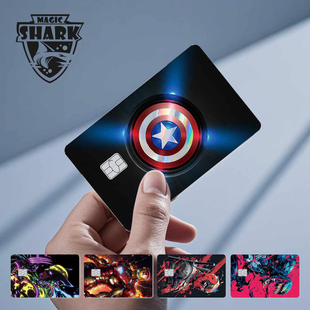 Model Kit Venom - Stiker Film Holografik Berkilau Magic Shark