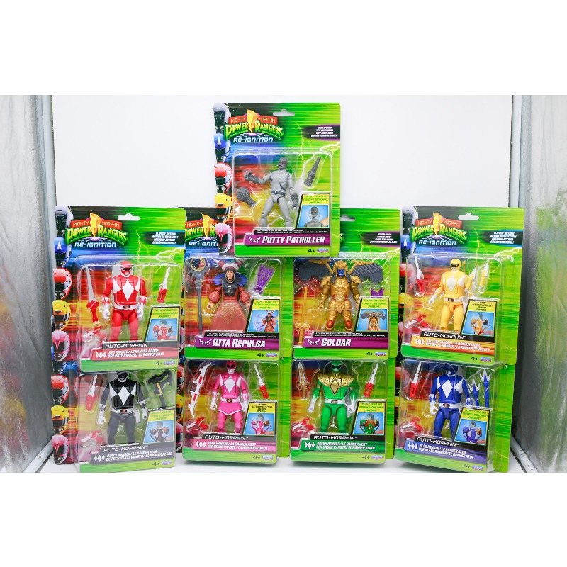 Model Kit Megazord - Mainan Koleksi Figur Playmates Mighty Morphin