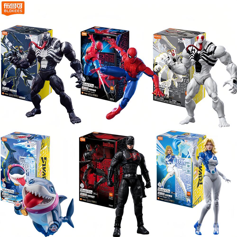Model Kit Venom - Blokees Spider Man Anti-Venom Daredevil Action
