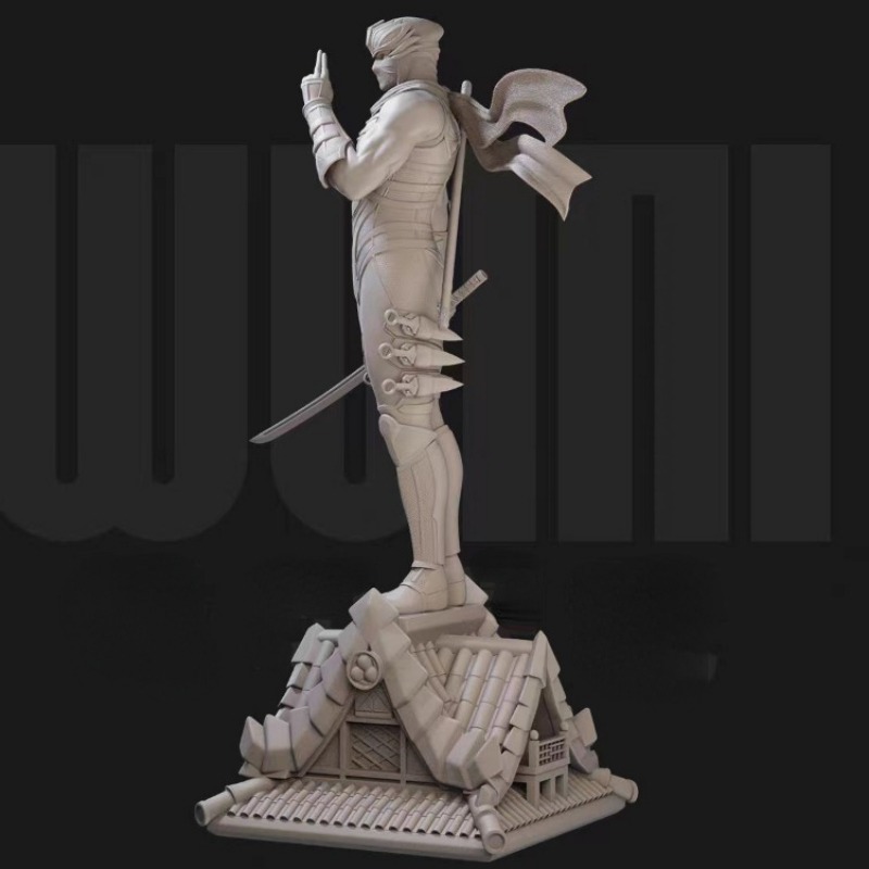 1/24 miniatur jubah hitam Ninj - Model Kit Ninja ulasan dan harga
