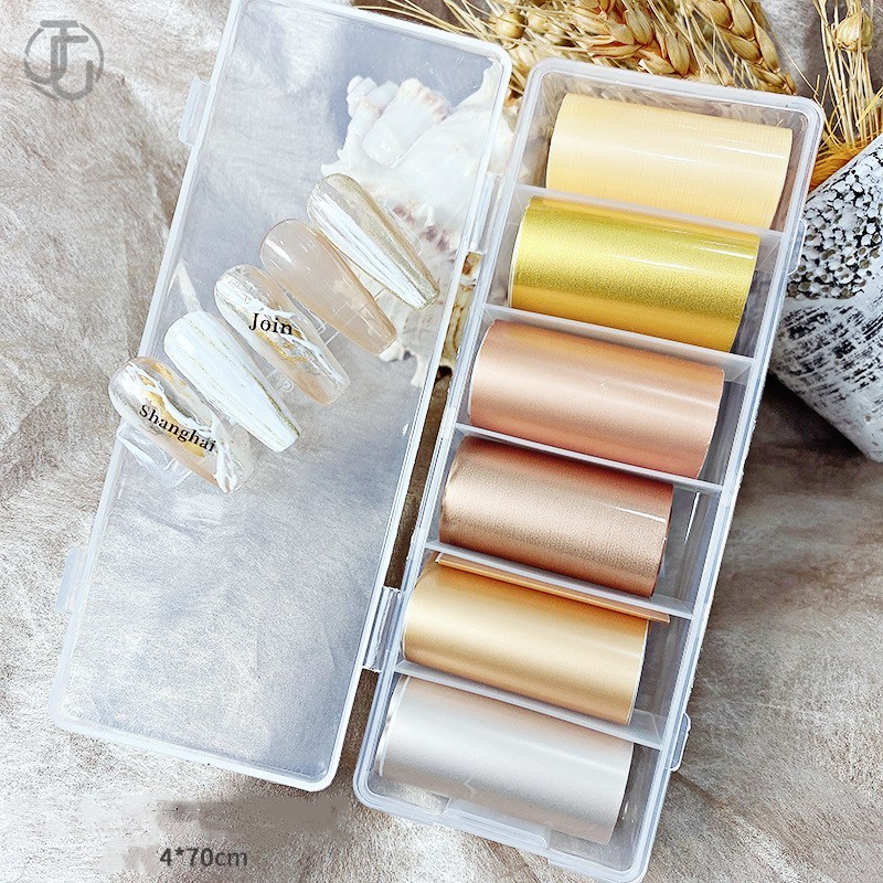 6 gulungan foil kuku Aurora un - Waterslide Decal Paper ulasan dan harga