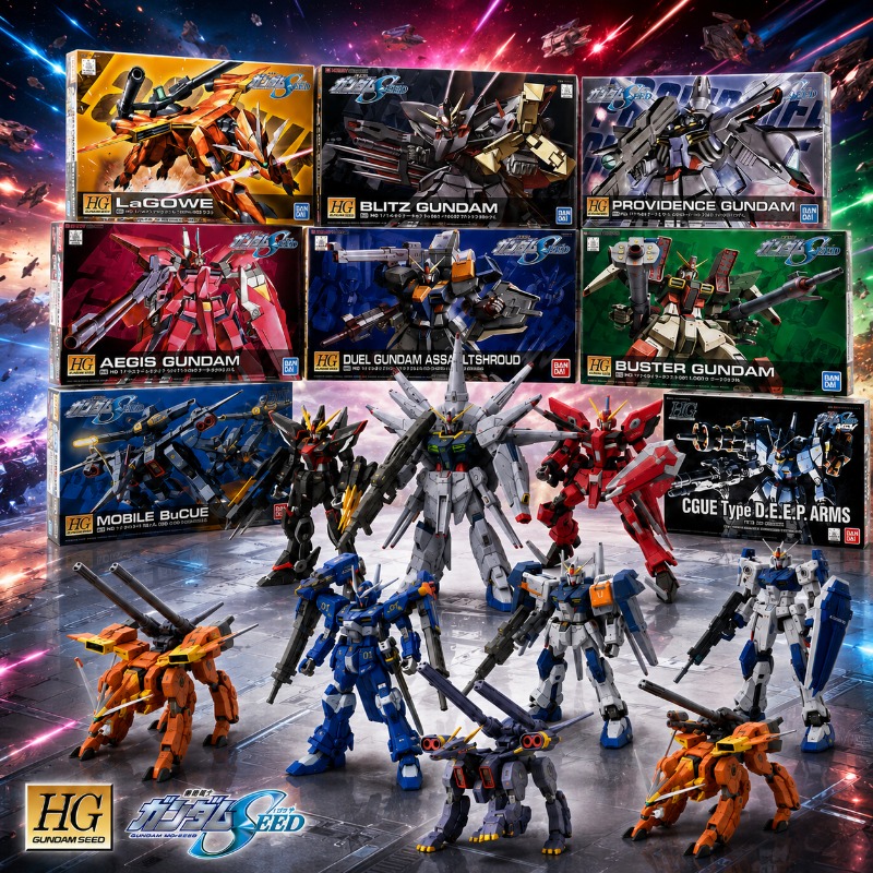 Bandai HG SEED 1/144 Blitz Aeg - Model Kit Non Gundam ulasan dan harga