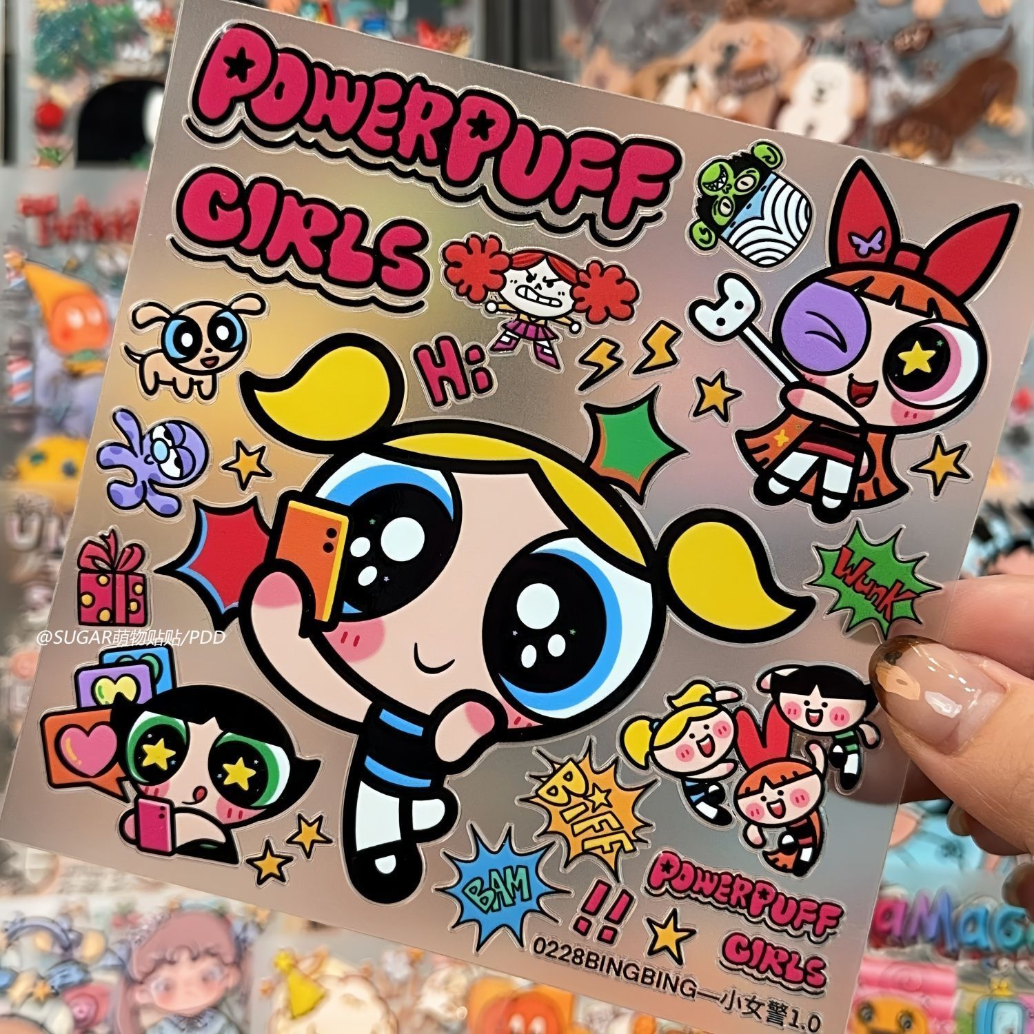 Stiker Karakter Powerpuff Girl - Waterslide Decal Paper ulasan dan harga