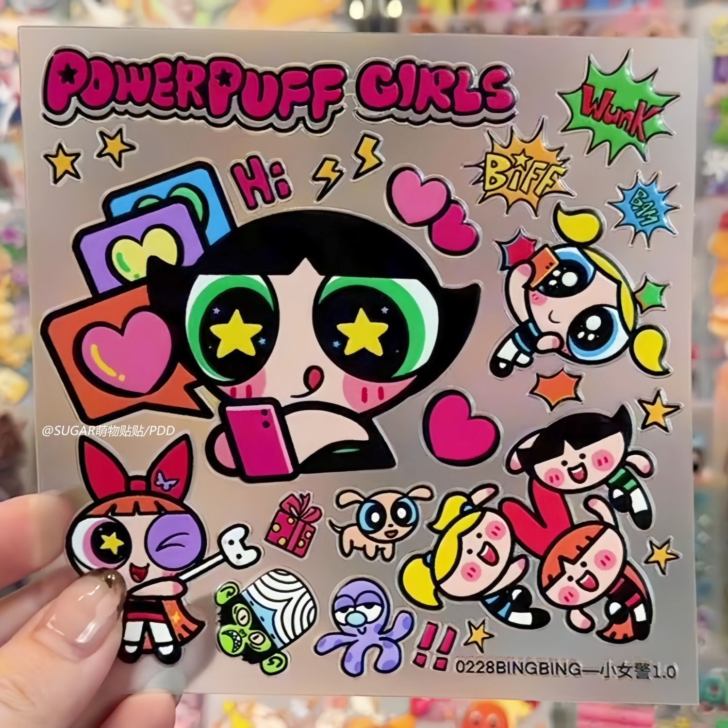 Stiker Karakter Powerpuff Girl - Waterslide Decal Paper ulasan dan harga