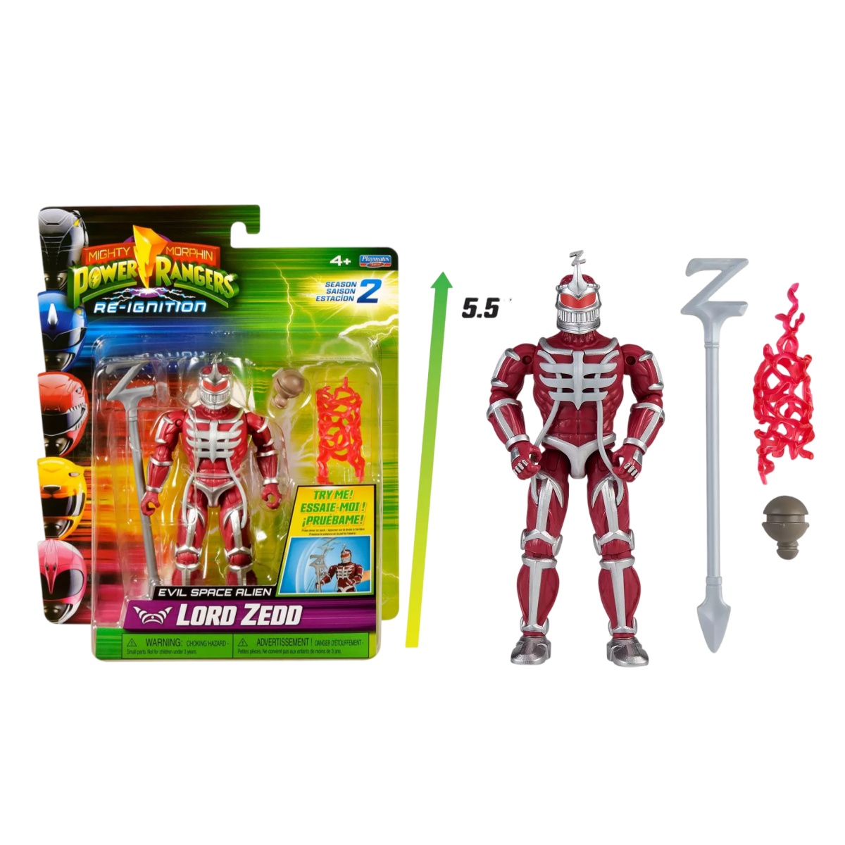 2026 New Playmates Lord Zedd A - Model Kit Megazord ulasan dan harga