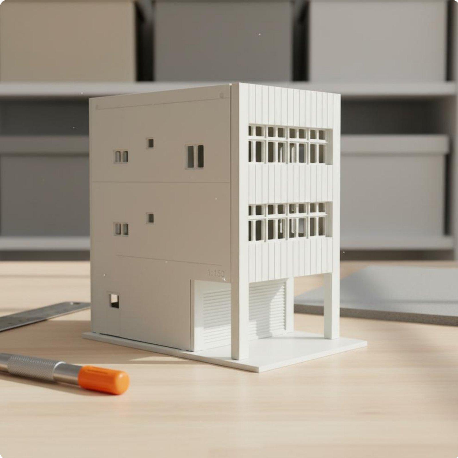 Kit Bangunan Miniatur Rumah Je - Model Kit Diorama ulasan dan harga