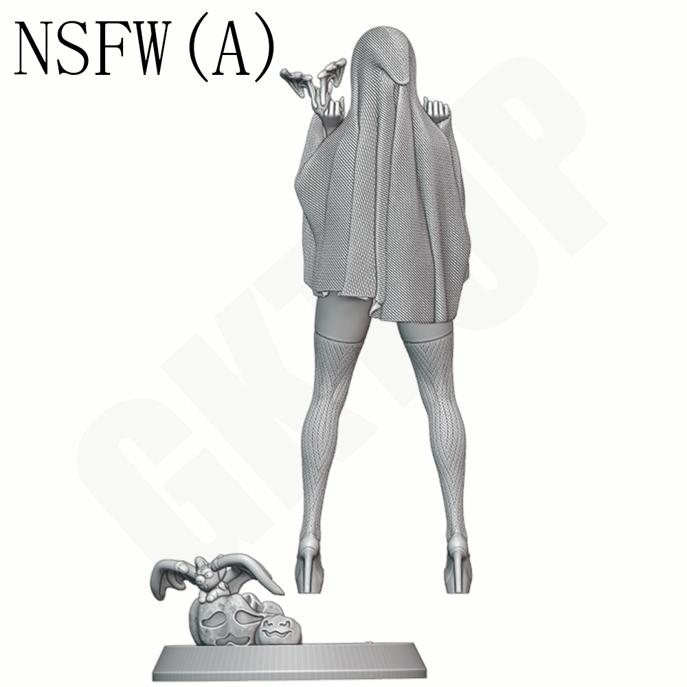 Halloween Ghost Lady 1/24 Skal - Model Kit Diorama ulasan dan harga