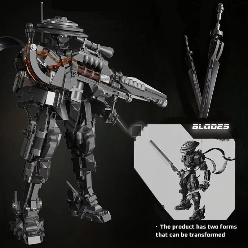 Kreatif 1053pcs Mech Ninja War - Model Kit Ninja ulasan dan harga
