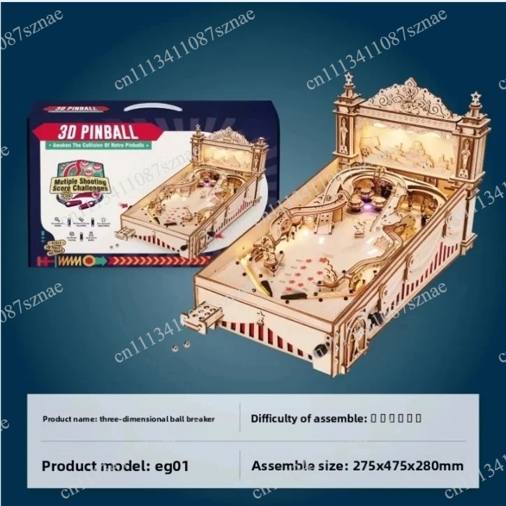 Kit Model Perakitan Pinball 3D - Model Kit Levels ulasan dan harga