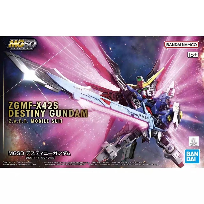 Bandai Original MGSD ZGMF-X10A - Model Kit Gundam Mg ulasan dan harga
