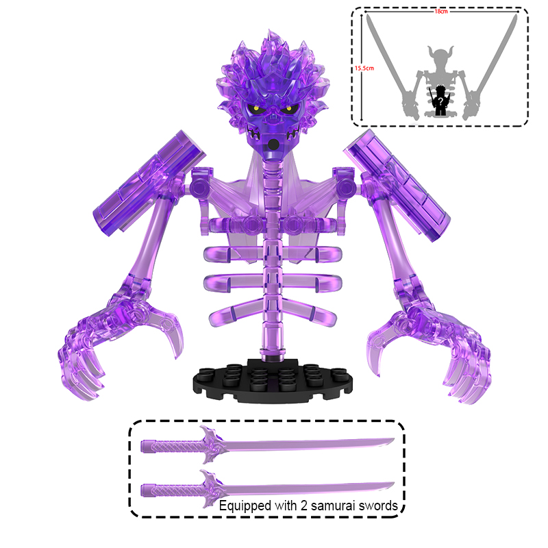 Set Blok Bangunan Figur Aksi A - Model Kit Ninja ulasan dan harga