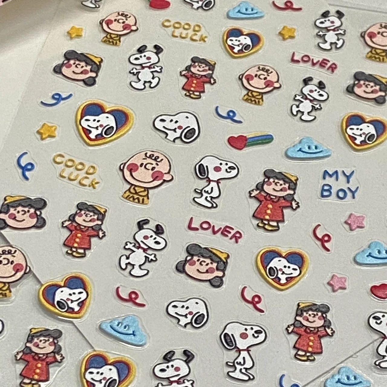 Stiker Relief 3D Embos Snoopy  - Waterslide Decal Paper ulasan dan harga